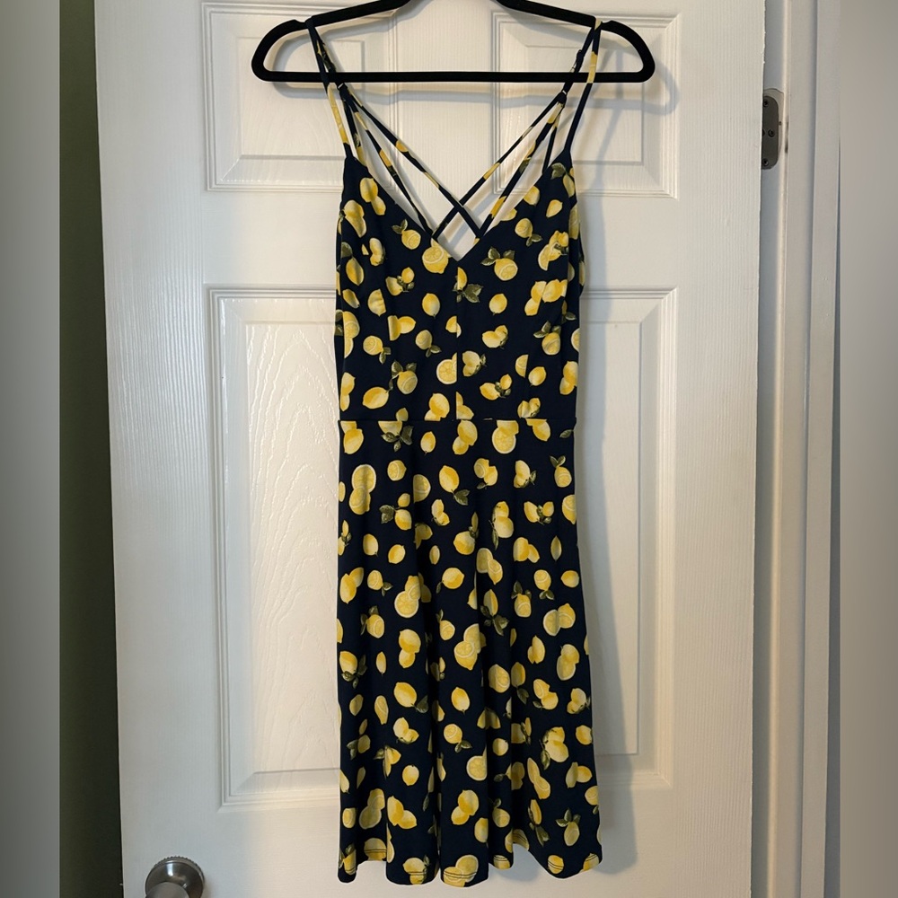 Lemon Print Dress